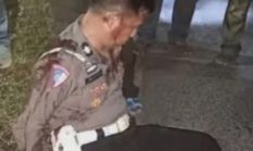 Polisi diduga jadi korban begal di kawasan Kalimalang Bekasi.