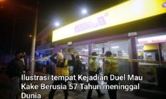 Kematian Seorang Pria Berusia 57 Tahun  Meninggal Dunia setelah Duel di Parkiran Minimarket Kembangan.