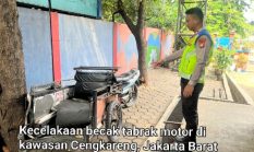 Pengendara Becak Tewas Setelah Ditabrak Pemotor