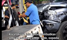 Kecelakaan Beruntun di Jakarta Barat, GWM Tank Tabrak Motor dan Gerobak, Satu Orang Tewas